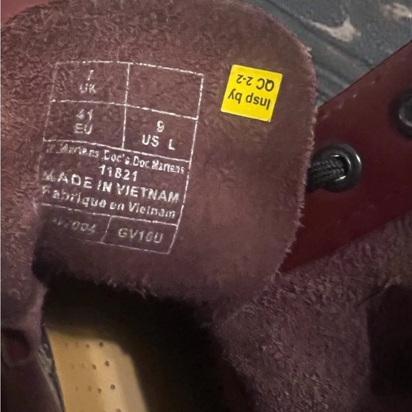 Dr. Martens Cherry Red Boots - Picture 2 of 8